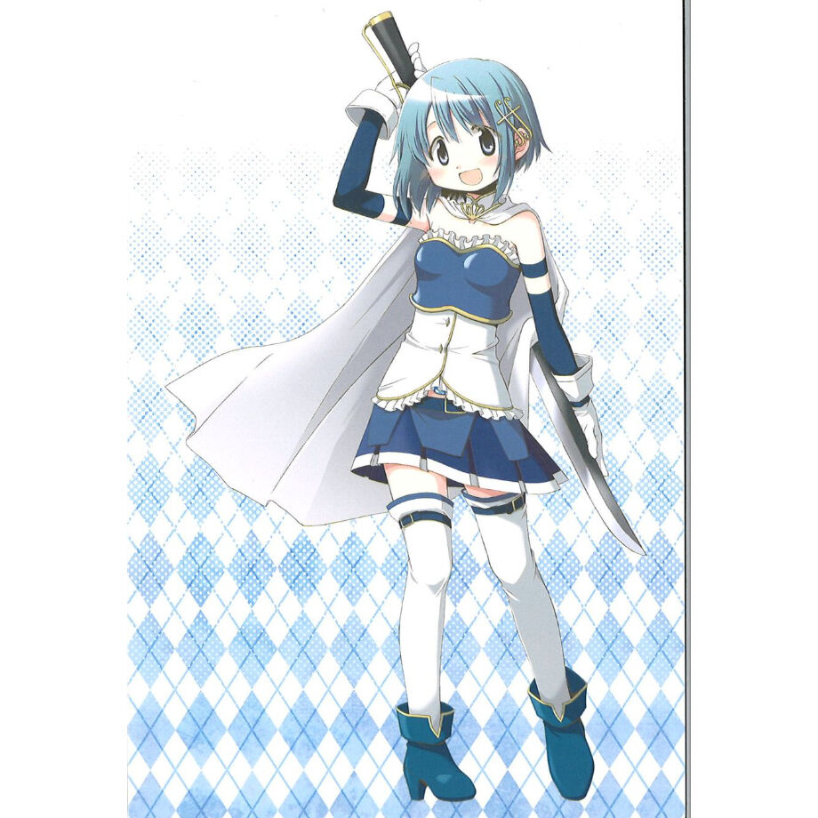 蒼樹うめ展 魔法少女まどか☆マギカ ポストカード 美樹さやか | K