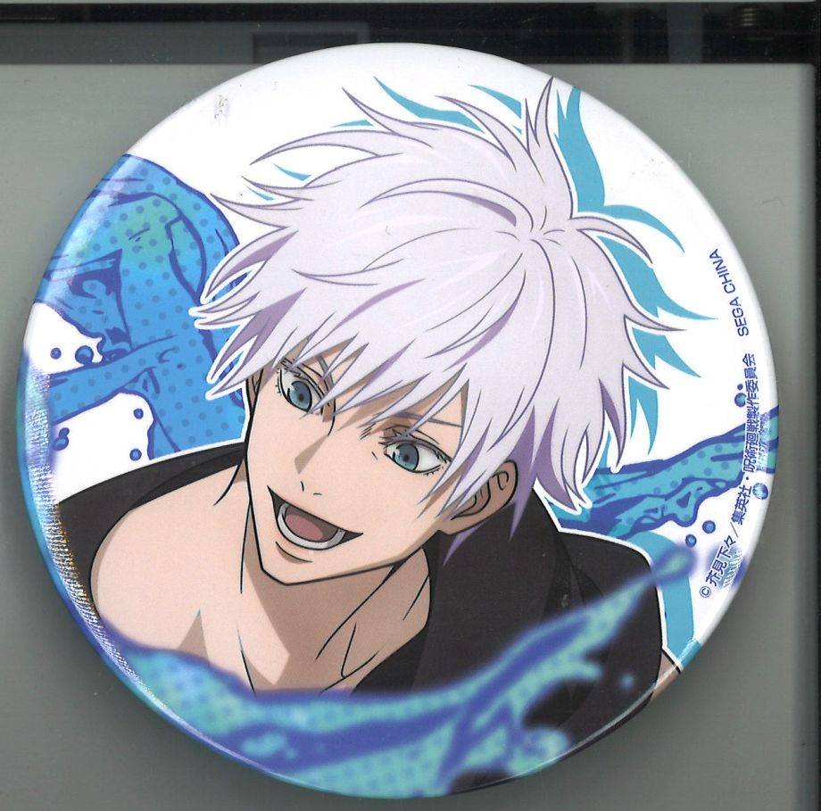 呪術廻戦 セガラッキーくじ 五条悟 缶バッジ アクリルスタンド セガ