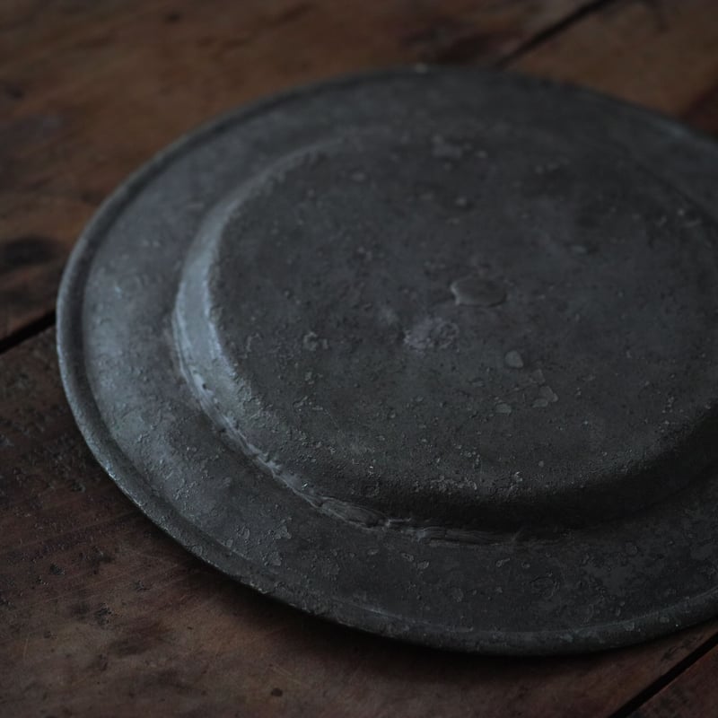18世紀 イギリス ピューター皿 / Pewter Plate a / England 18t