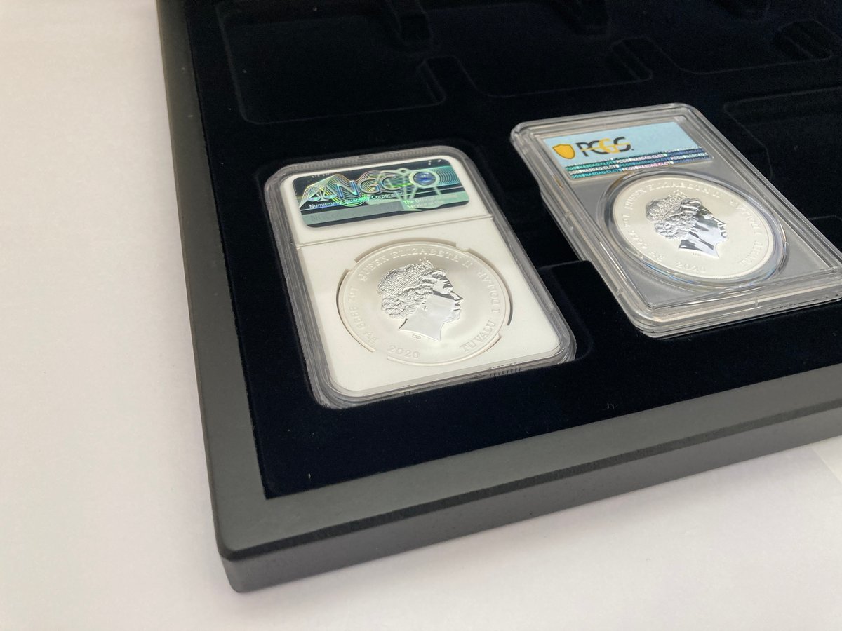 スラブケース ホルダー トレイタイプ 48枚収納 NGC PCGS 新品 Amazon