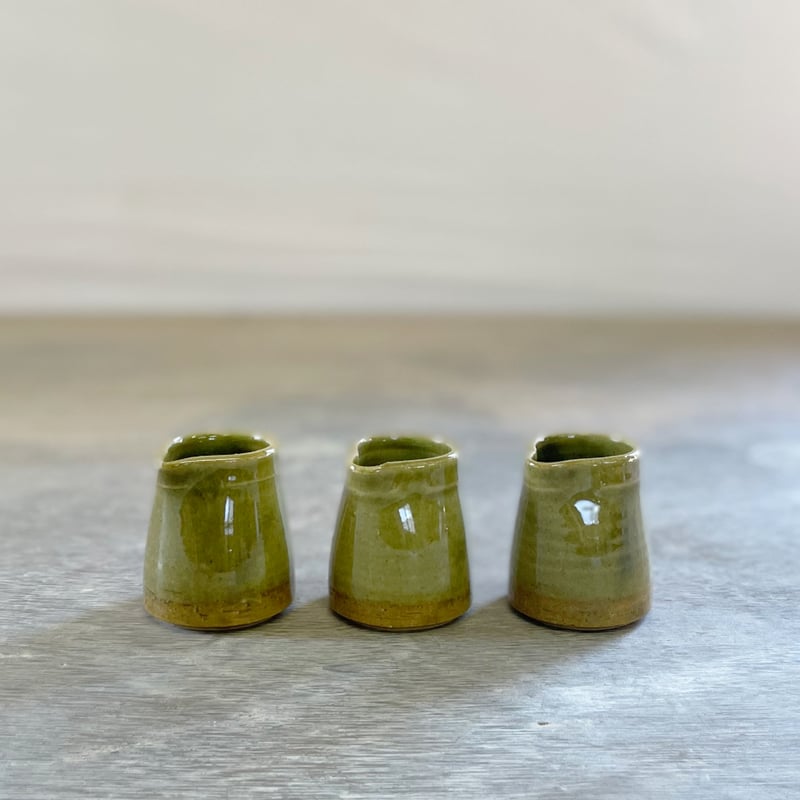 ミルクピッチャー Olive | 鳥取因幡焼