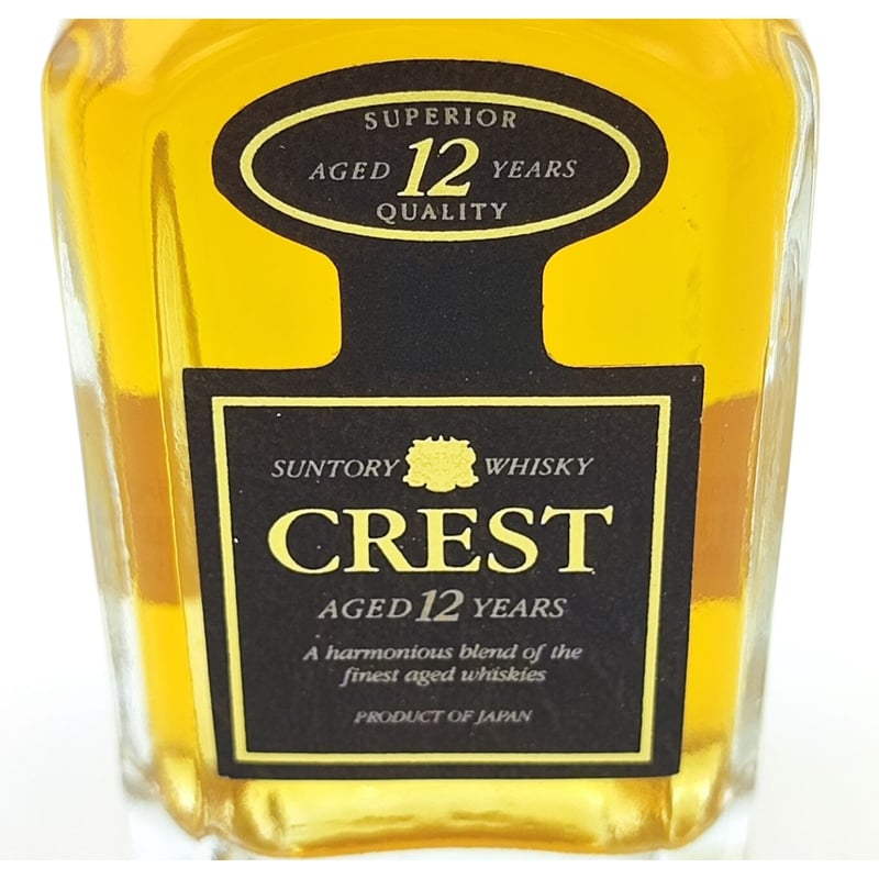 サントリー CREST AGED12年YEARS Suntory Whisky Crest 12 Years Old