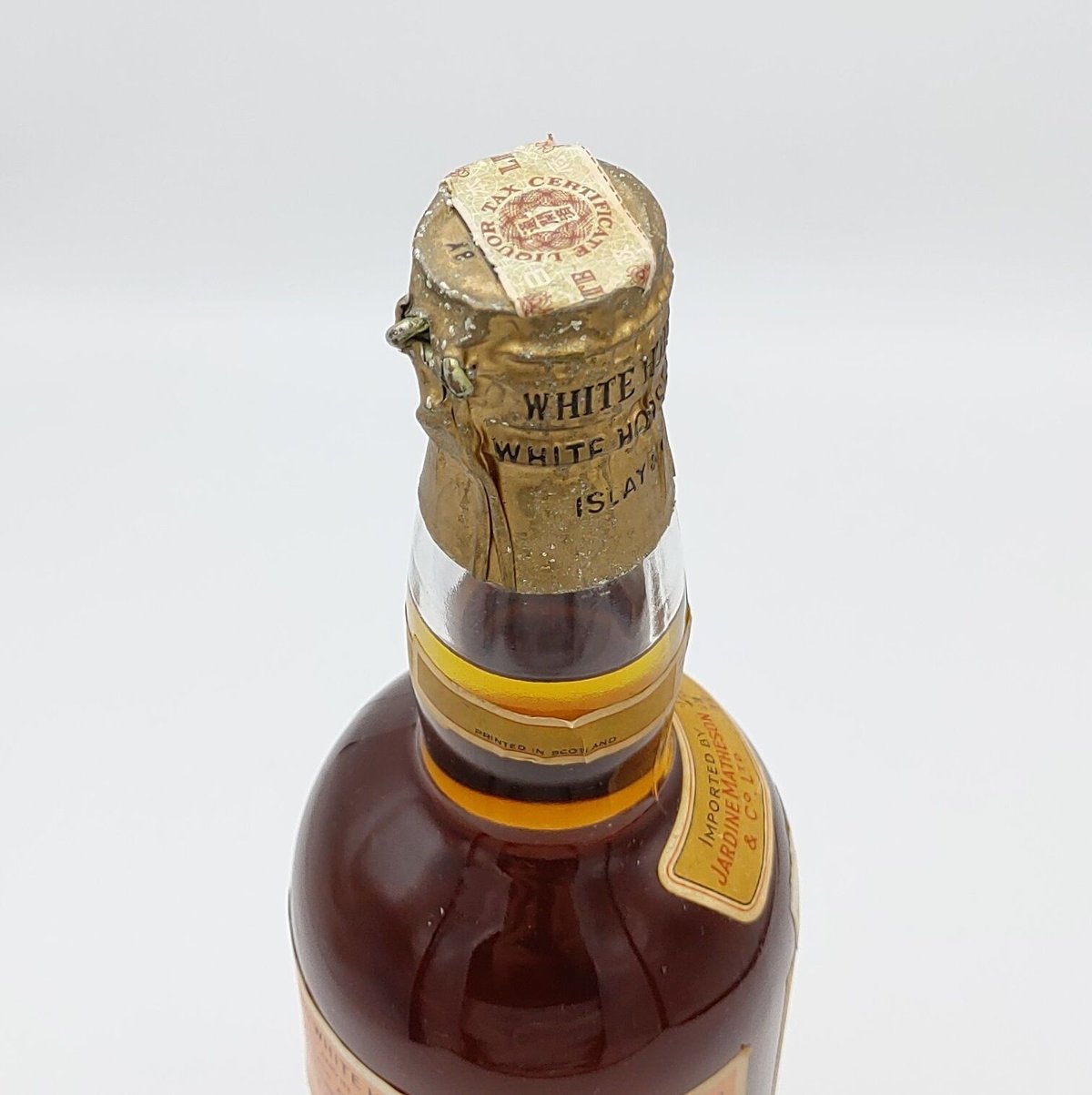 雑酒 ホワイトホース セラー ティンキャップ The Old Blend Scotch Whi