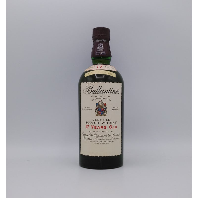 特級 バランタイン 17年 赤青旗 紋章 Ballantine's 17years old V