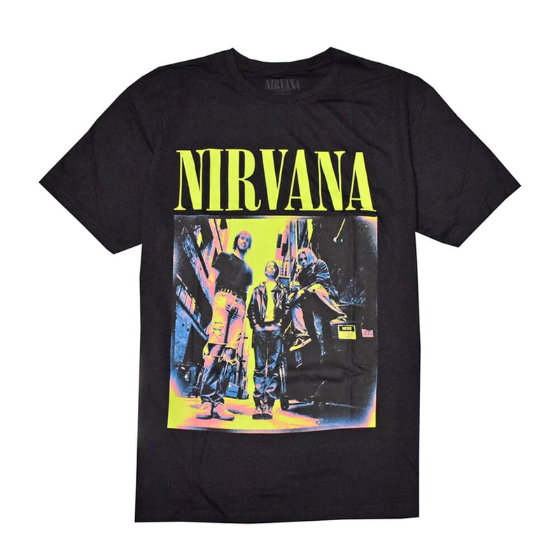 NIRVANA ニルヴァーナ Tシャツ バンドTシャツ ブラック KINGS OF STREE