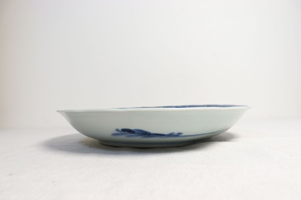 福岡限定 直接引取or配送】神右衛門 三尺大皿 染付山水絵 福岡限定