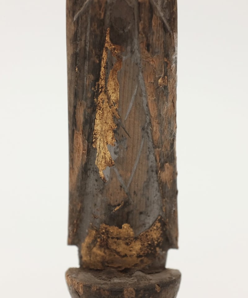 古い 木製 厨子 仏教美術 古美術 古道具 アンティーク オブジェ 釈迦