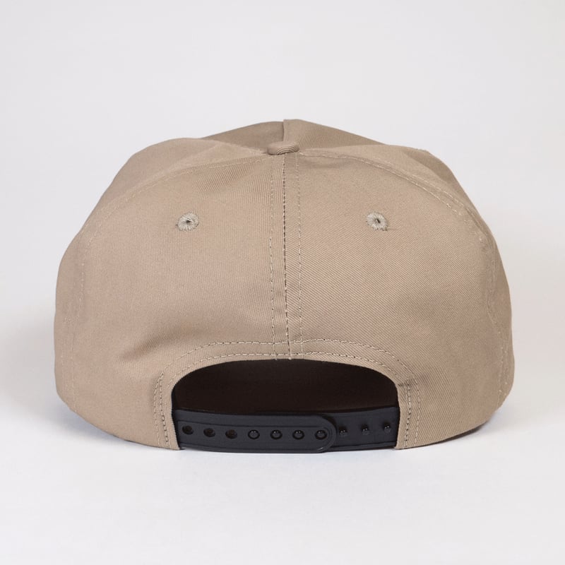 SNAPBACK CAP 【EAT, SHIT, TATTOO & DIE】// BEIGE