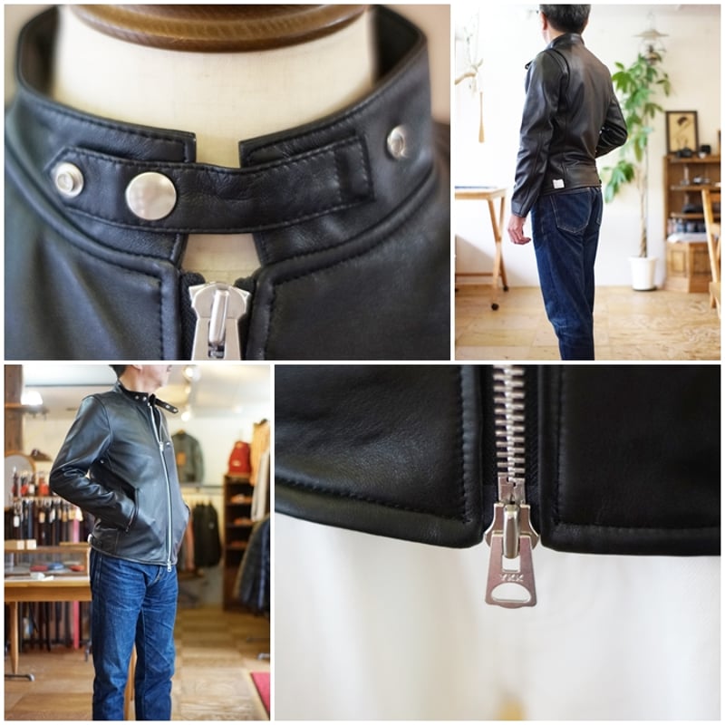 レトログレード RETRO GRADE シングルライダースジャケット ラムレザー