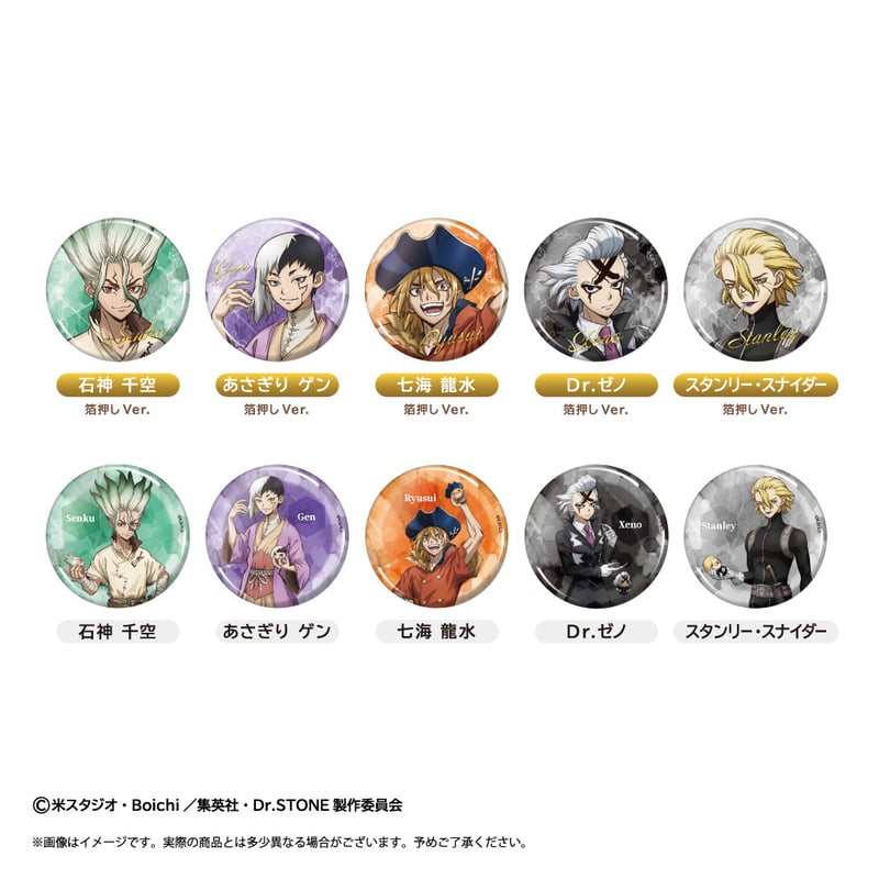 Dr.STONE 缶バッジ | TAPIOCA online shop｜アニメグッズの公式通販サイト