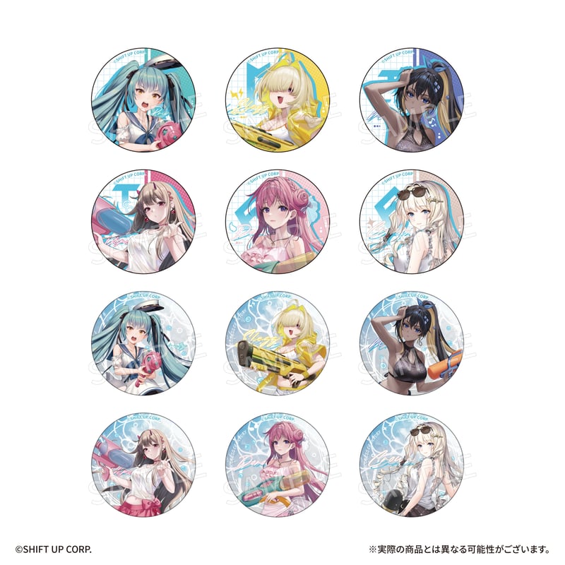 勝利の女神NIKKE AGF2025 抽選特典 紅蓮 メタルバッジ