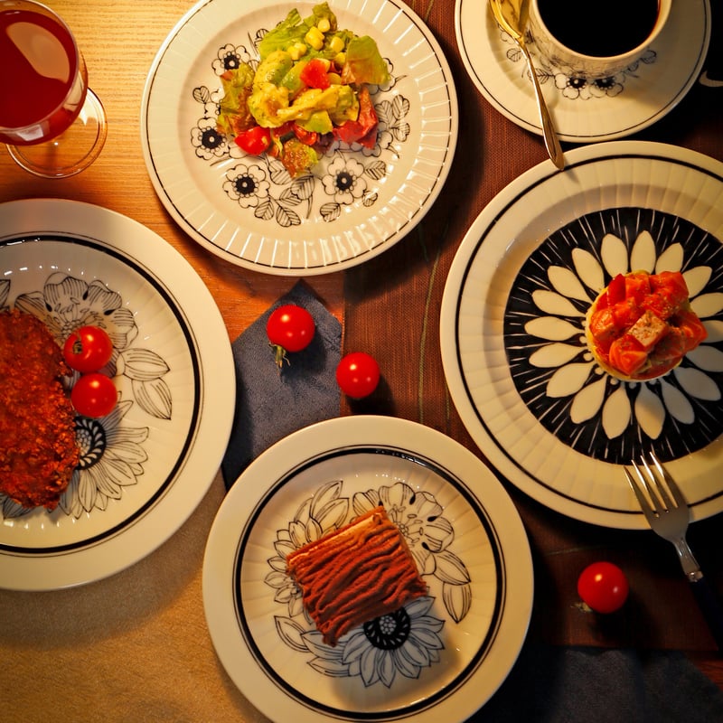 アンティコフラワー トリオパスタプレート［ギフトセット］ | AWASAKA