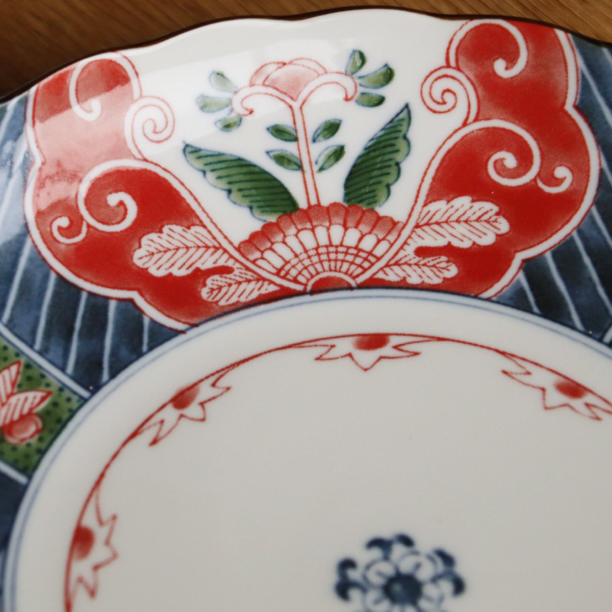 古伊万里阿呆っぽい鳥と龍大皿