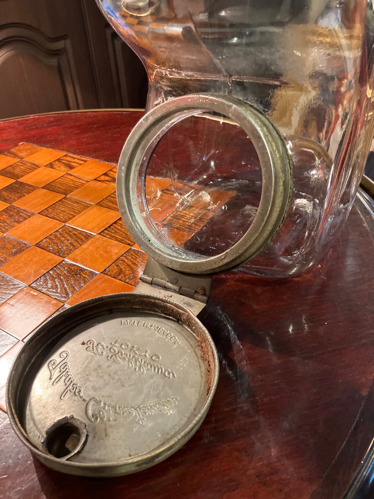 駄菓子屋 ガラス瓶 菓子瓶 昭和レトロ | アンティーク家具と喫茶