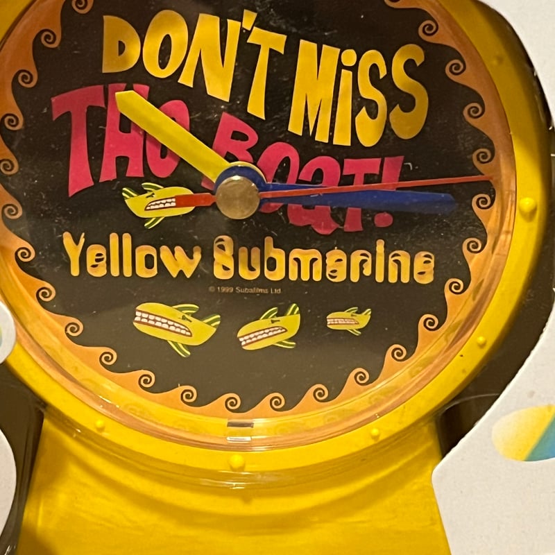 ビートルズ パタパタクロック 貴重 かっこいい イエローサブマリン
