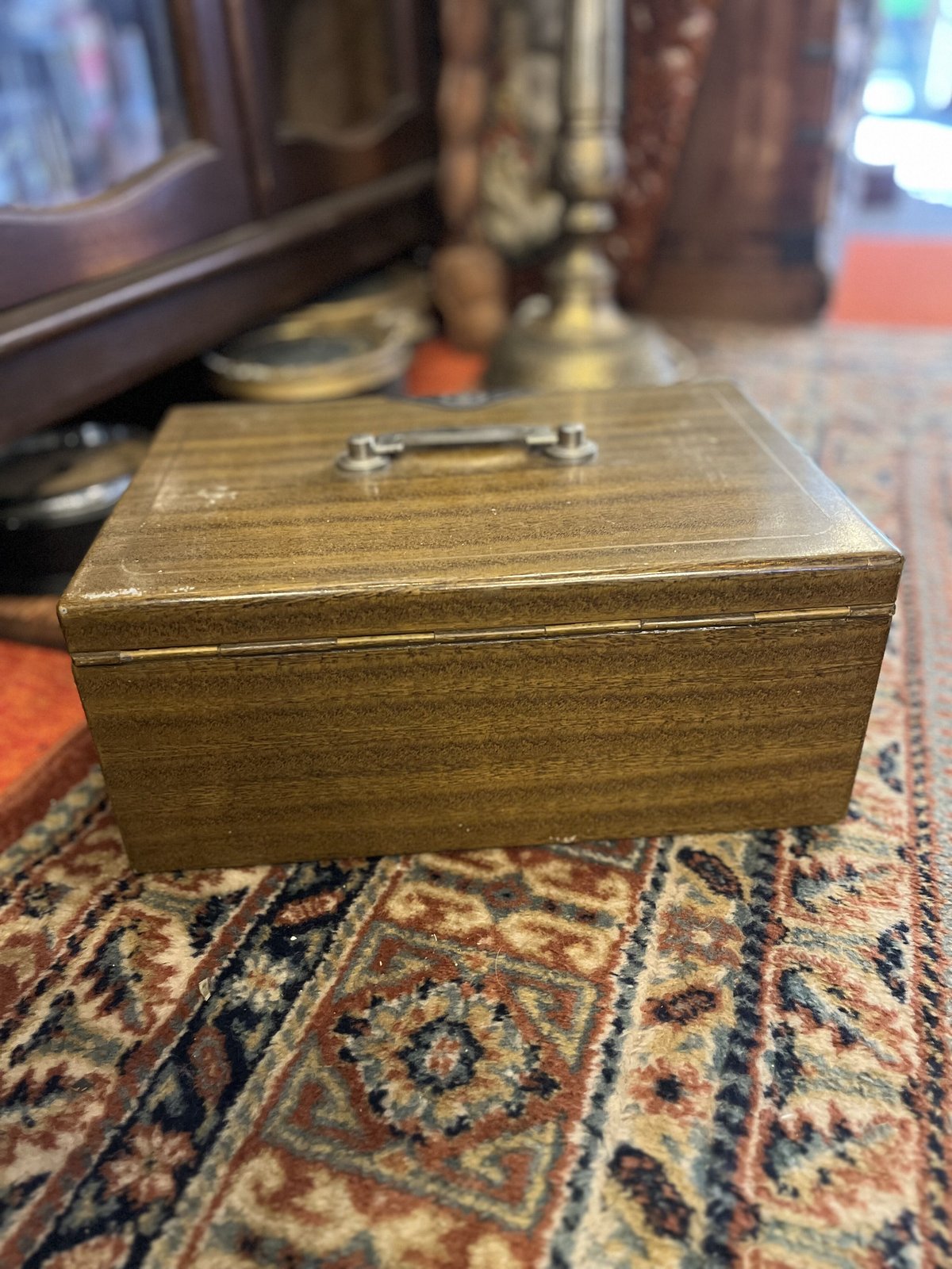 昭和レトロ！！MISONO製ダイヤル式鉄製手提げ金庫 | アンティーク家具