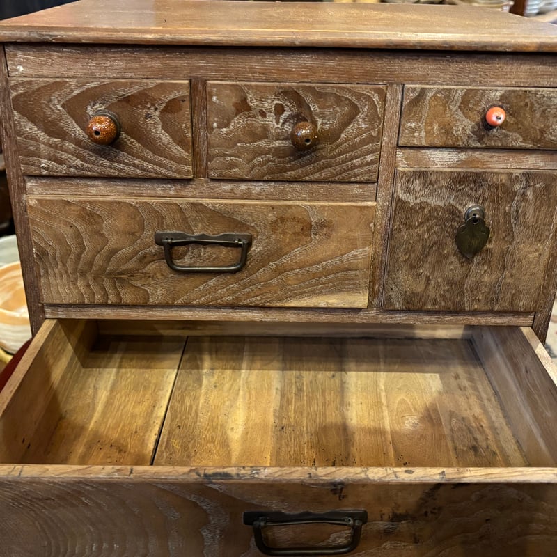 昭和レトロ 木製引き出し 収納棚 | アンティーク家具と喫茶キャバレー