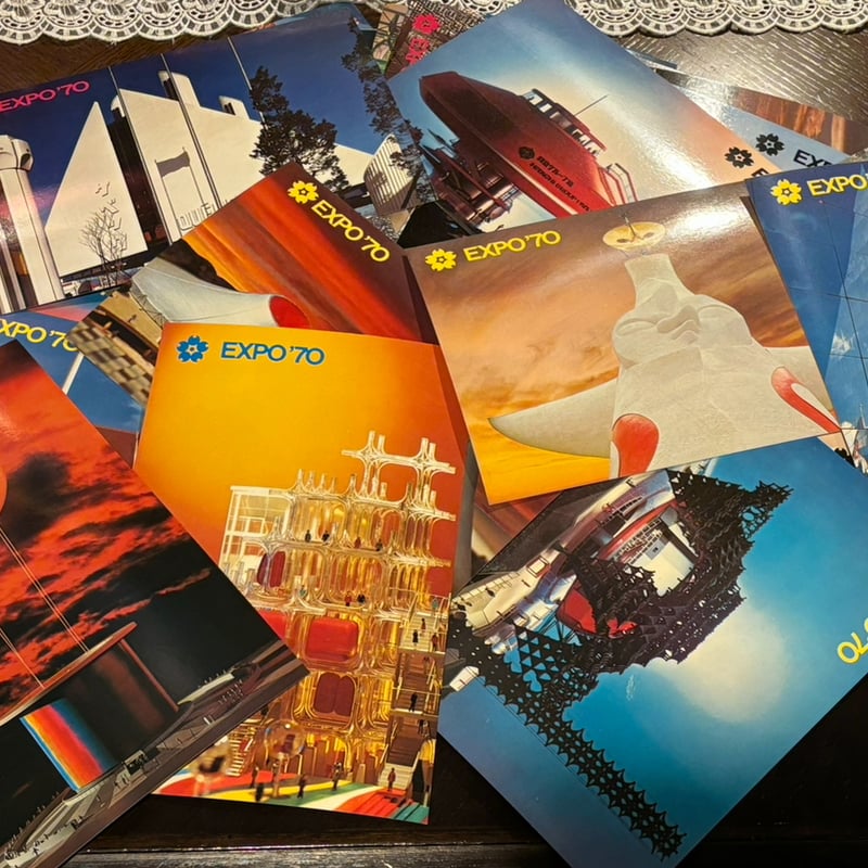 EXPO70 人類の進歩と調和 ポストカード 28枚入り | アンティーク家具と