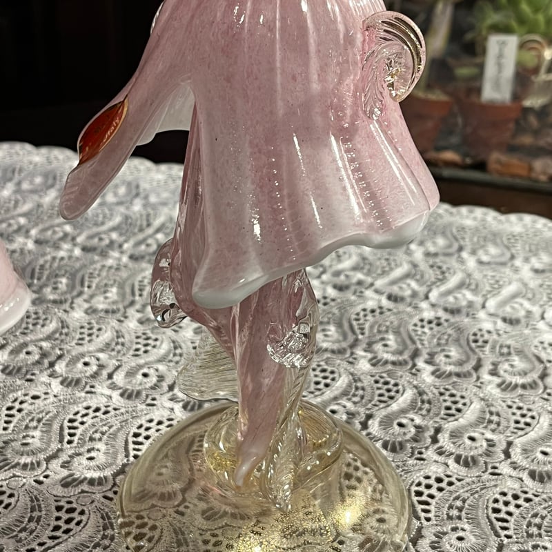 ムラーノガラス（ヴェネチアンガラス） 2体ペアセット | アンティーク