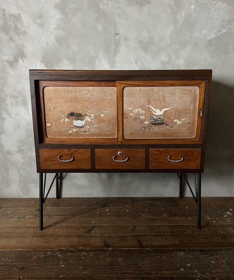 和箪笥 時代箪笥 古家具 ローボード 和骨董 アンティーク 大正から昭和