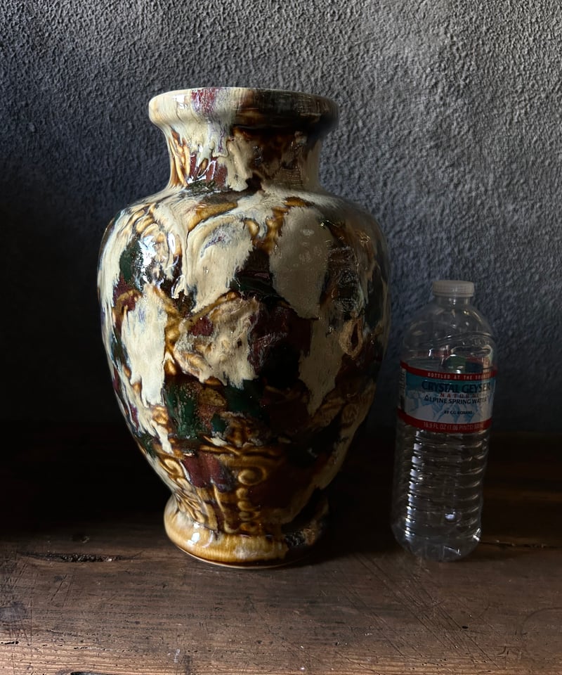 特大 壺 花瓶 骨董 陶器 インテリア アンティーク