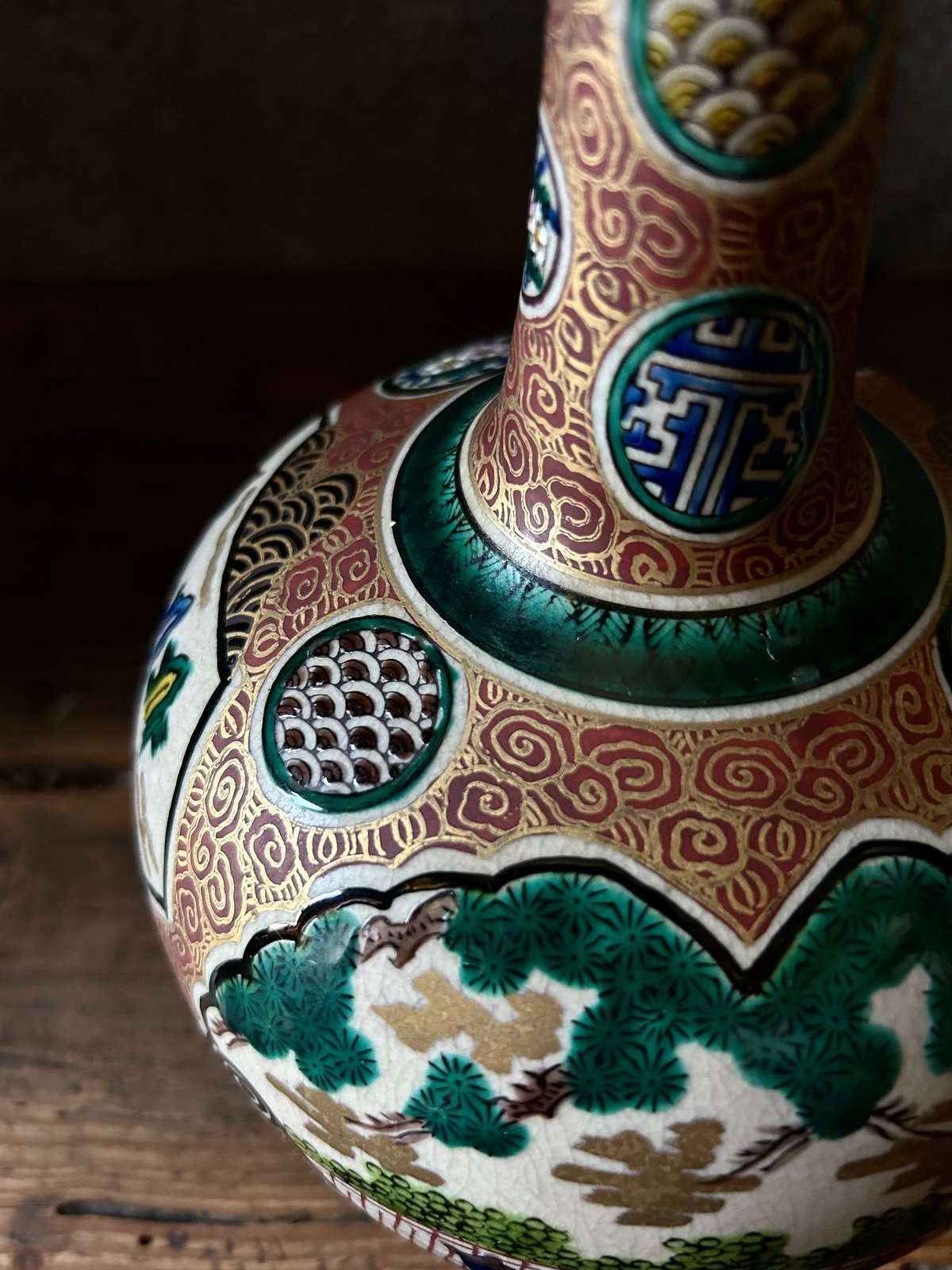 ⭐︎希少⭐︎【九谷焼】壺 花瓶 アンティーク 楽天市場】九谷焼 古九谷