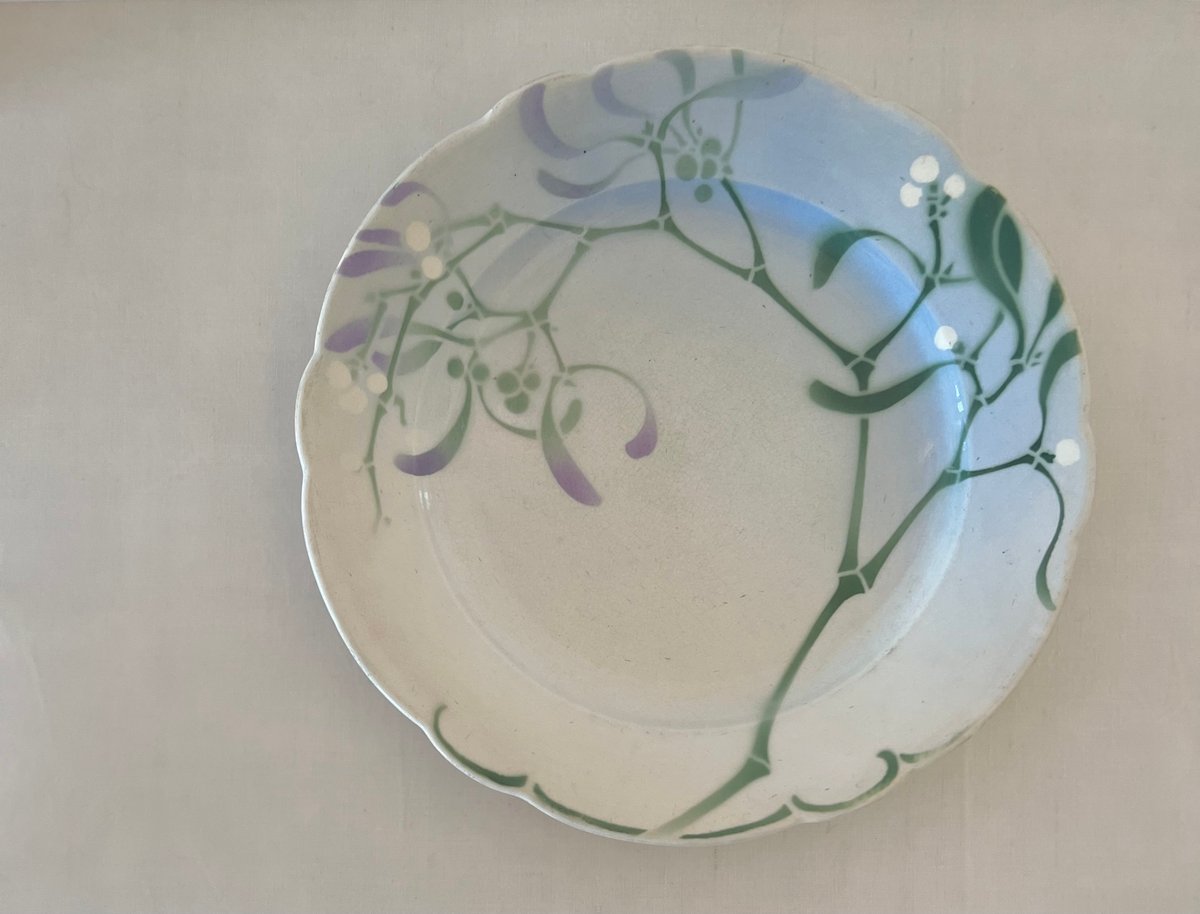 K&G Lunéville エドモンラシュナルによるヤドリギのディナー皿B