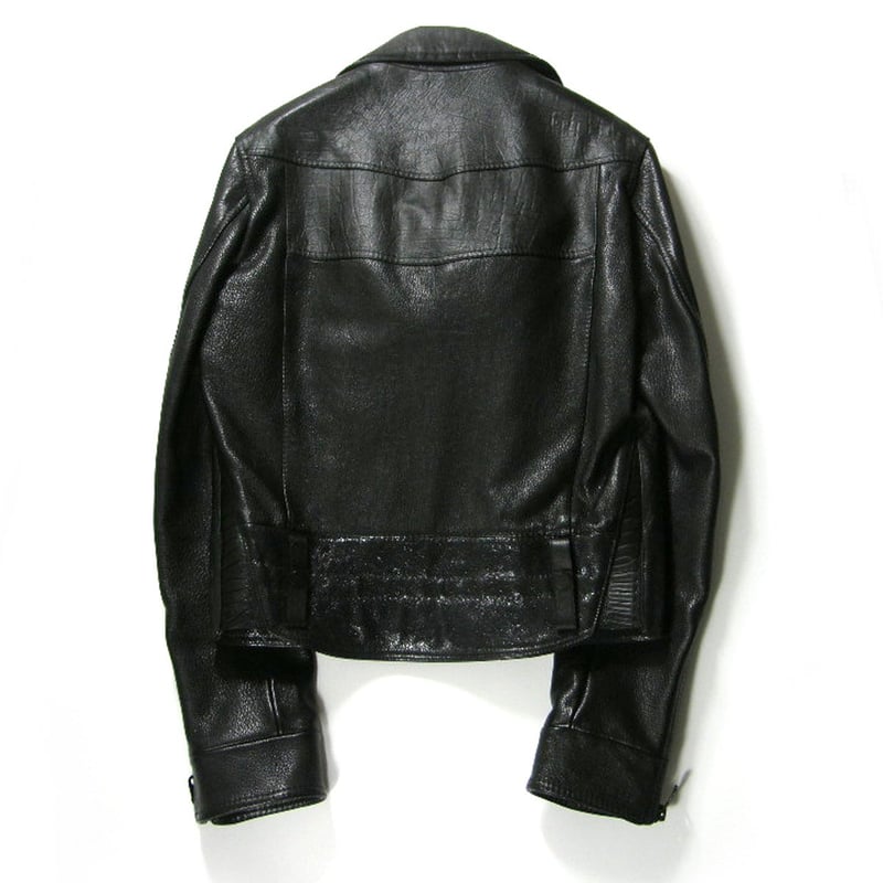 BALENCIAGA ／ バレンシアガ オーストリッチ やぎ革 牛革 ライダース