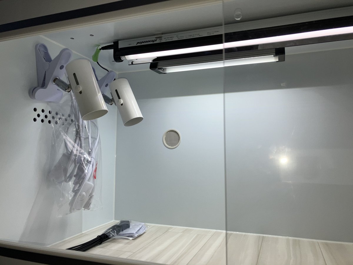 chiRoru】 ポポケージ&UVライト（交換灯あり）&照明（送料込） chiRoru