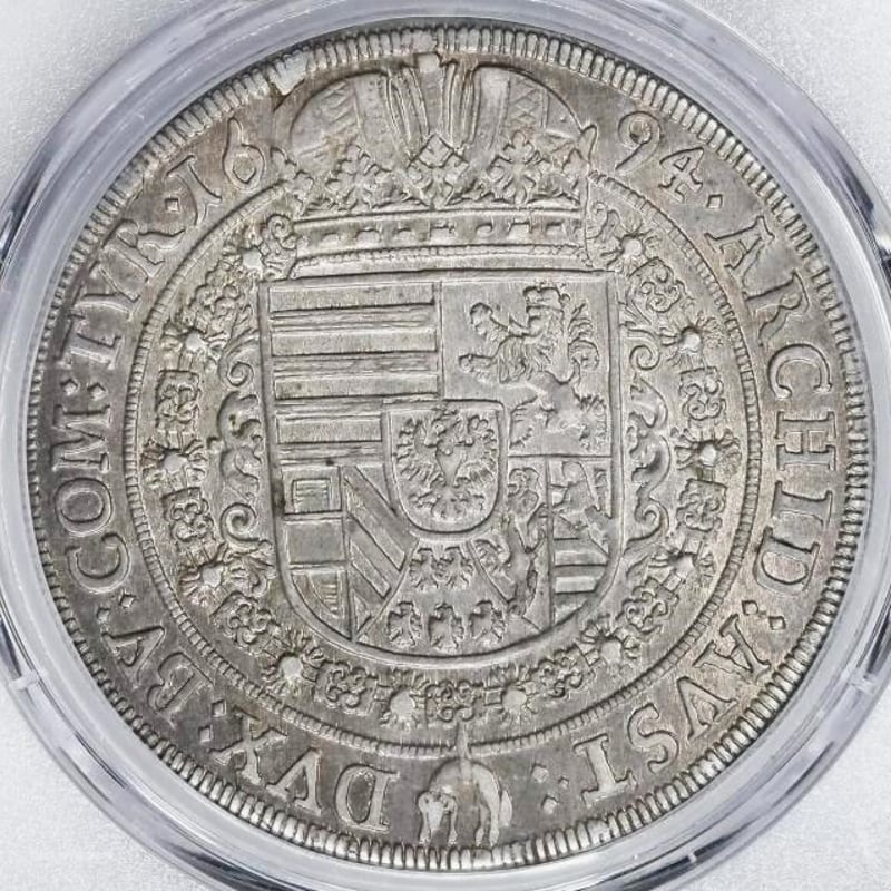 1626年 オーストリア 神聖ローマ帝国 レオポルド5世 2ターラー銀貨 XF