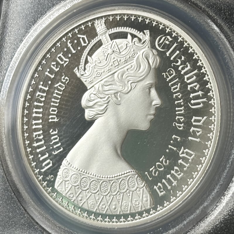 ◇倍の重量◇2021 ゴシッククラウン オルダニー ピエフォー貨