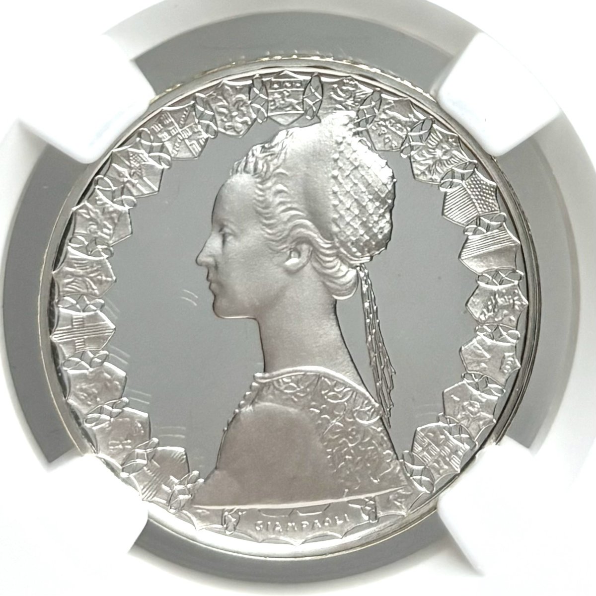 1995年 イタリア コロンブス 500リラ 銀貨 PF69 NGC 最高鑑定品 | Coin
