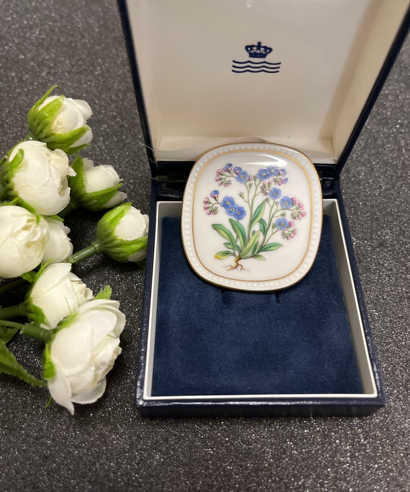 ロイヤルコペンハーゲン 王室御用達 24金 フローラダニカ わすれな草
