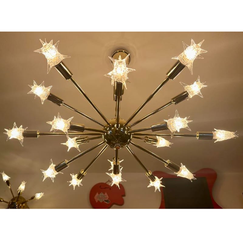 60'sモダンスタイル スプートニク ランプ 16バルブ SPUTNIKLANP 60's