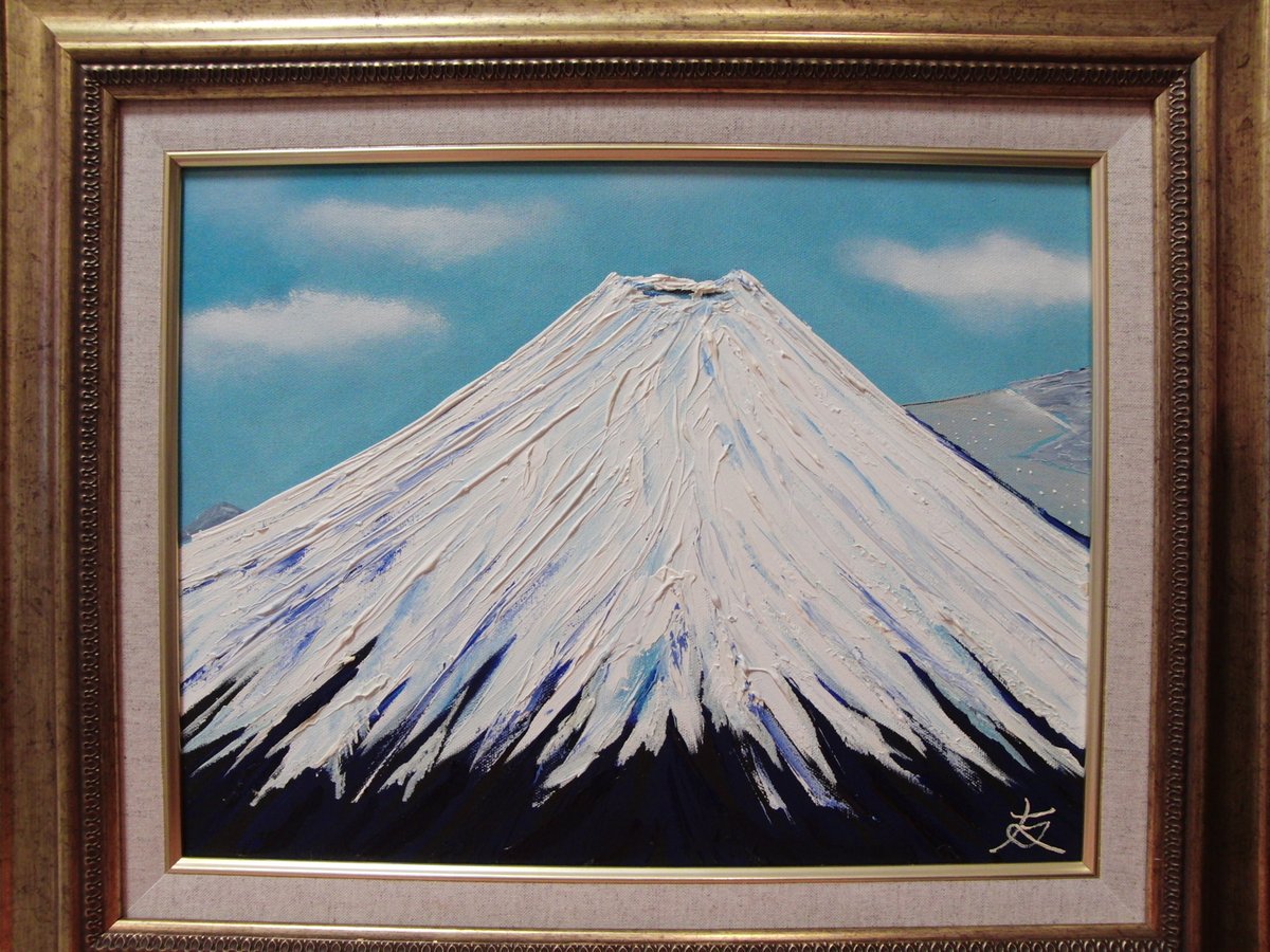 TOMOYUKI・友之、「フクロウと花木」、証明書付、額付、絵画 油絵 油彩