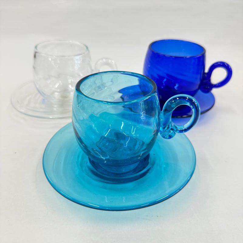 No.951 ブルー、ガラスカップ No.951 ブルー、ガラスカップ No.951