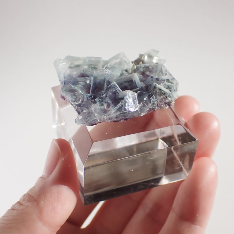 中国ヤオガンシャン産 ホワイトゾーニング フローライト ミニ