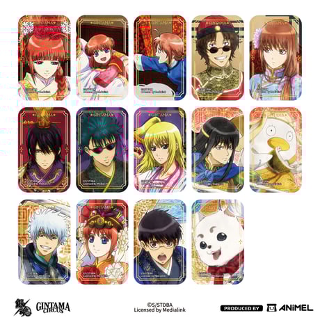 銀魂 ハワイ 缶バッジセット 神楽&坂田銀時&志村新八 銀魂 ハワイ