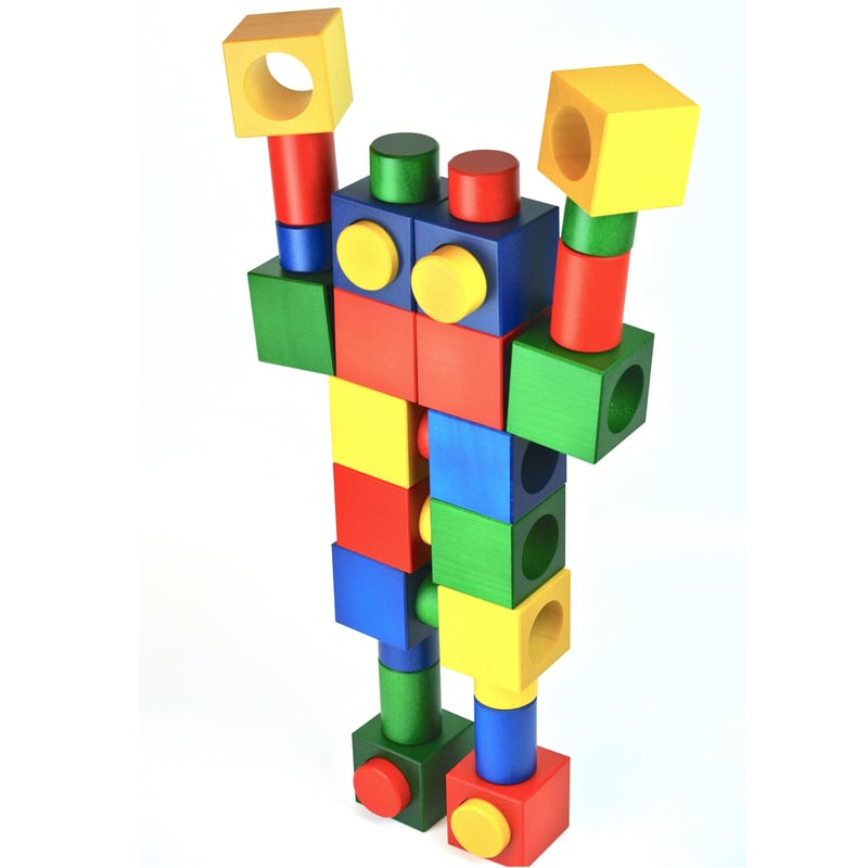 木箱付き ネフ社 リグノ Naef LIGNO 人気 積み木16個セット 楽天市場