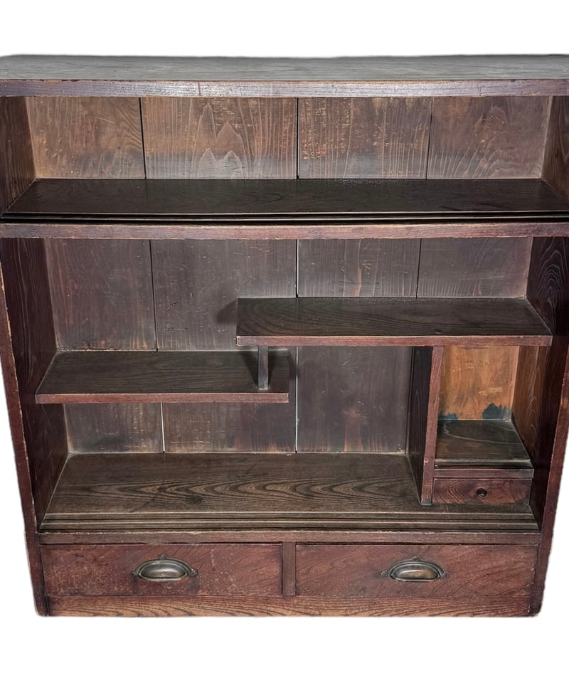 茶箪笥 和タンス 和風キャビネット 飾り棚 収納棚 木製 ラック 和家具