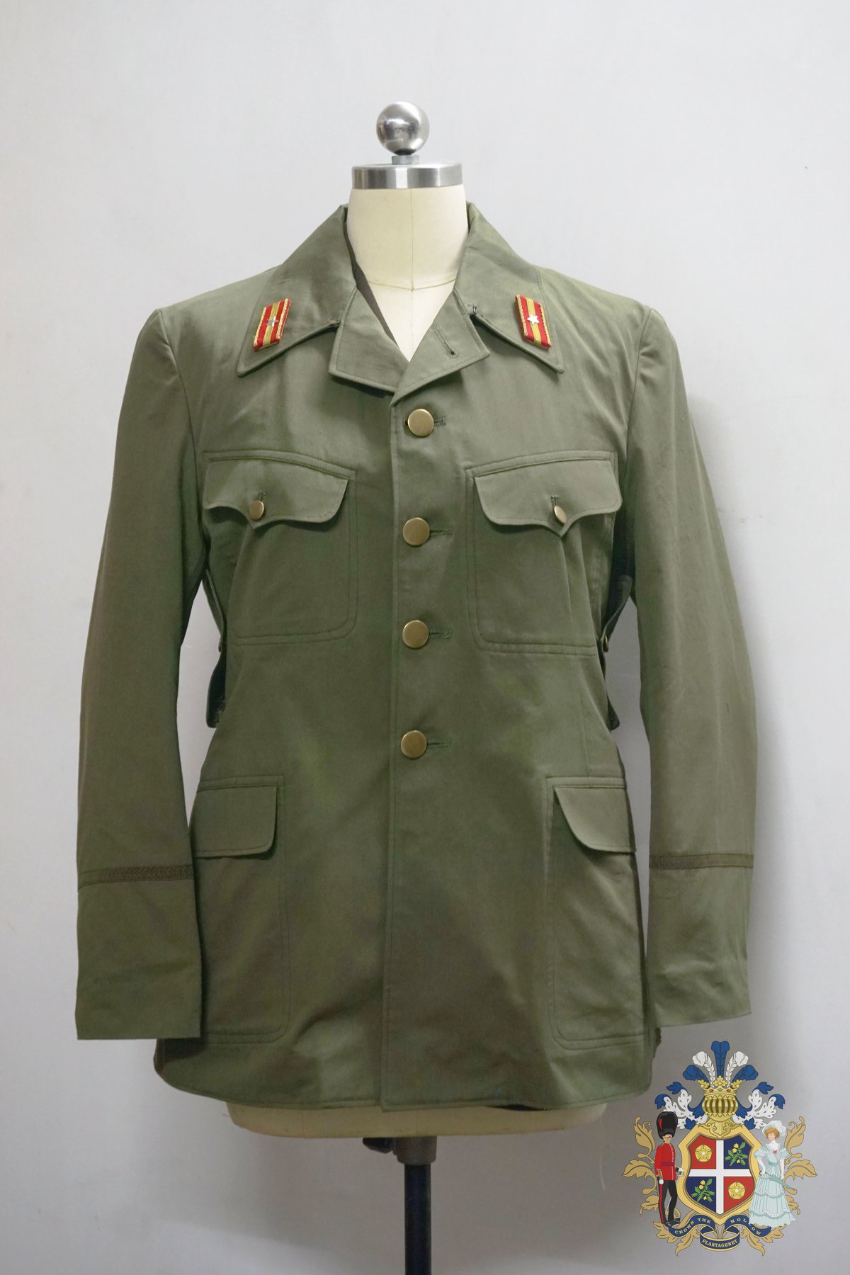 日本軍 将校 夏衣 昭五式 軍服 大きめ 日本軍 将校 夏衣 昭五式 軍服
