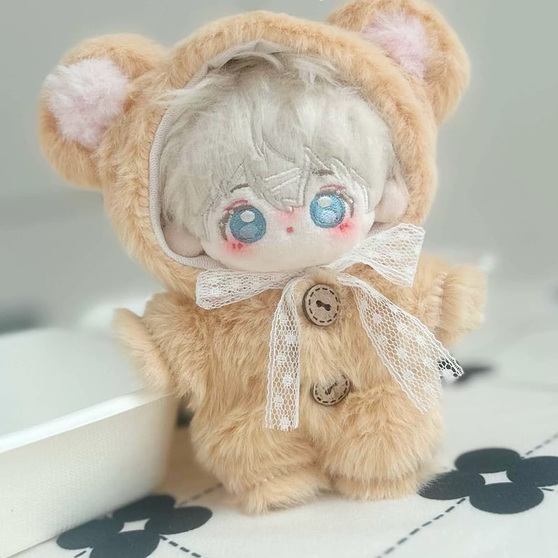 ぬい服【くま耳帽子&着ぐるみセット】10~15cm用/くま【推し活グッズ