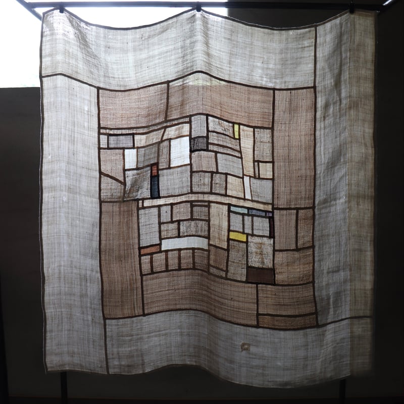 ポジャギ（韓国モシ×古更紗×古麻）／umeki pojagi | somushi webshop