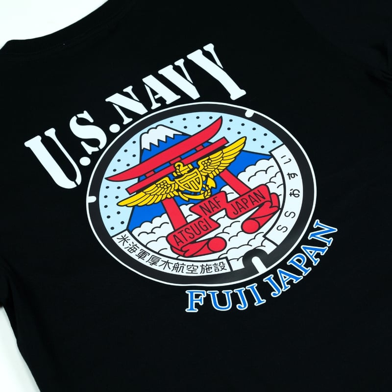 海上自衛隊×アメリカ海軍『厚木基地』マンホールTシャツ | JAPAN