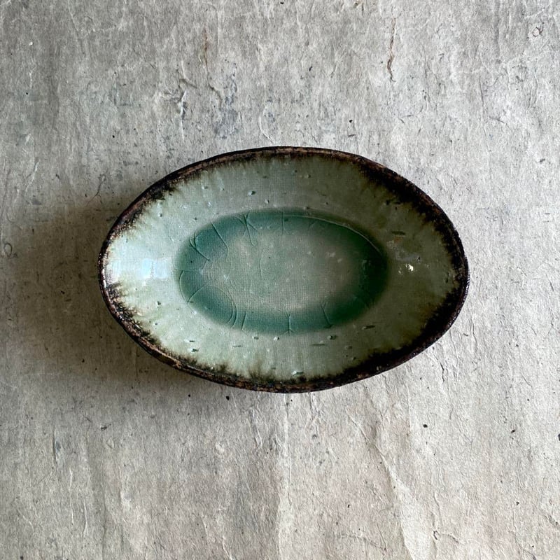 益子焼 大輪の南洋花図深鉢 有名作家物 益子焼 大輪の南洋花図深鉢