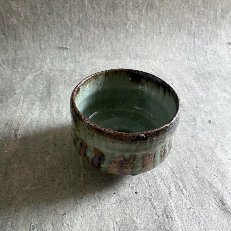 益子焼 古賀賢二 灰釉抹茶碗 | MatsuBokkuri