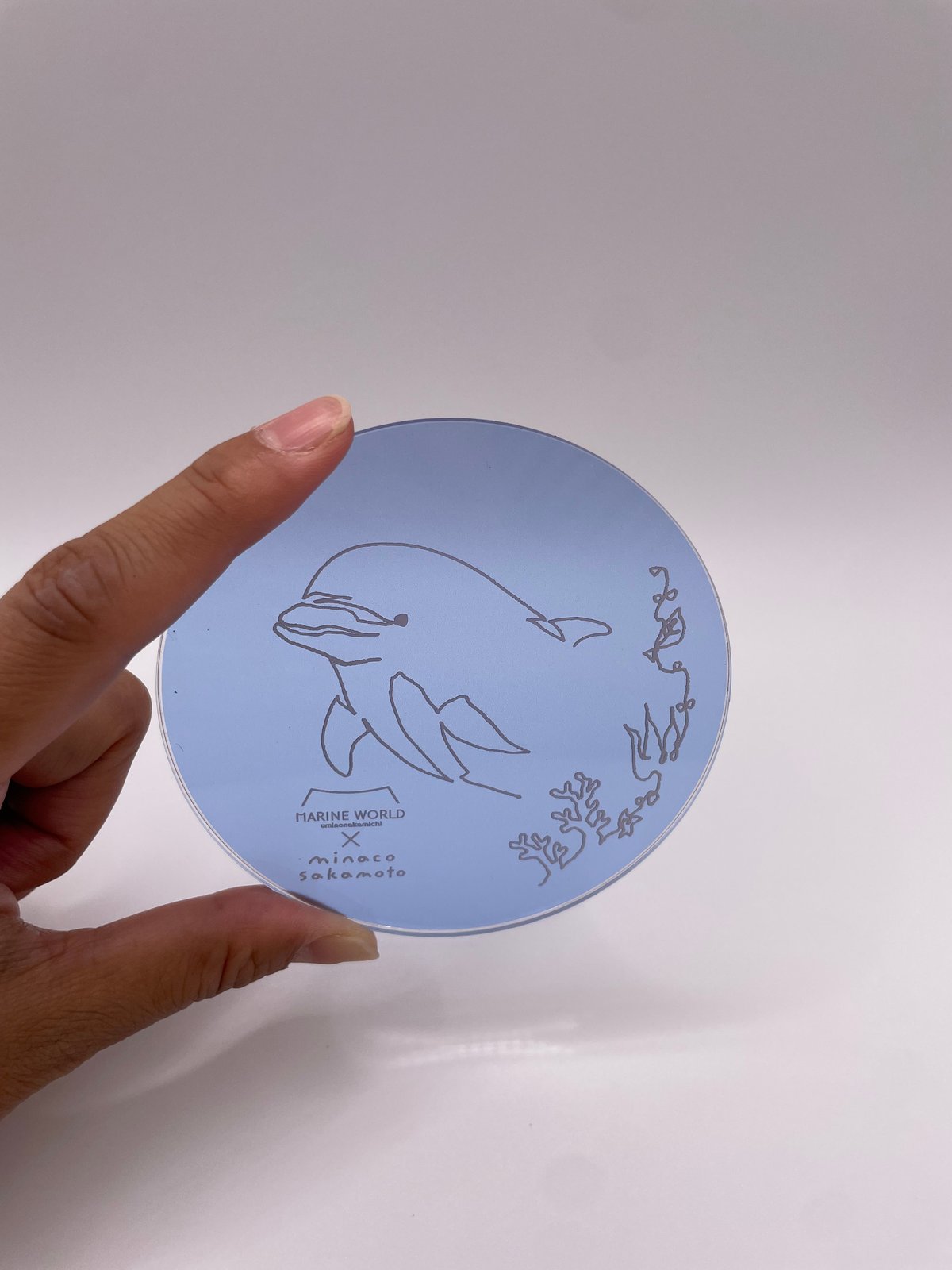 イルカ】【道の向こう】…アクリル画 イルカ】【道の向こう】…アクリル