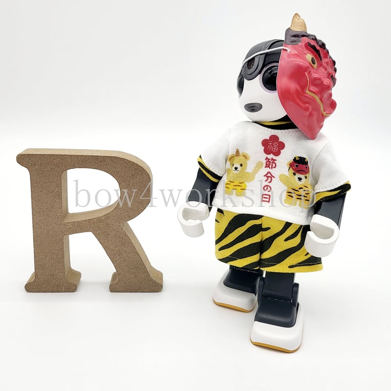 ロボホンの服/節分くまちゃんプリント＆パンツセット | bow4workshop STORE