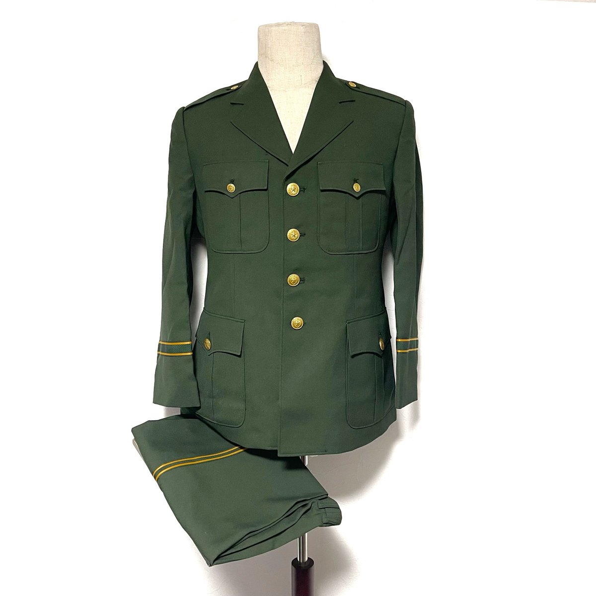 中国人民武装警察16式】兵士用春秋制服 上着・ズボン上下セット武警