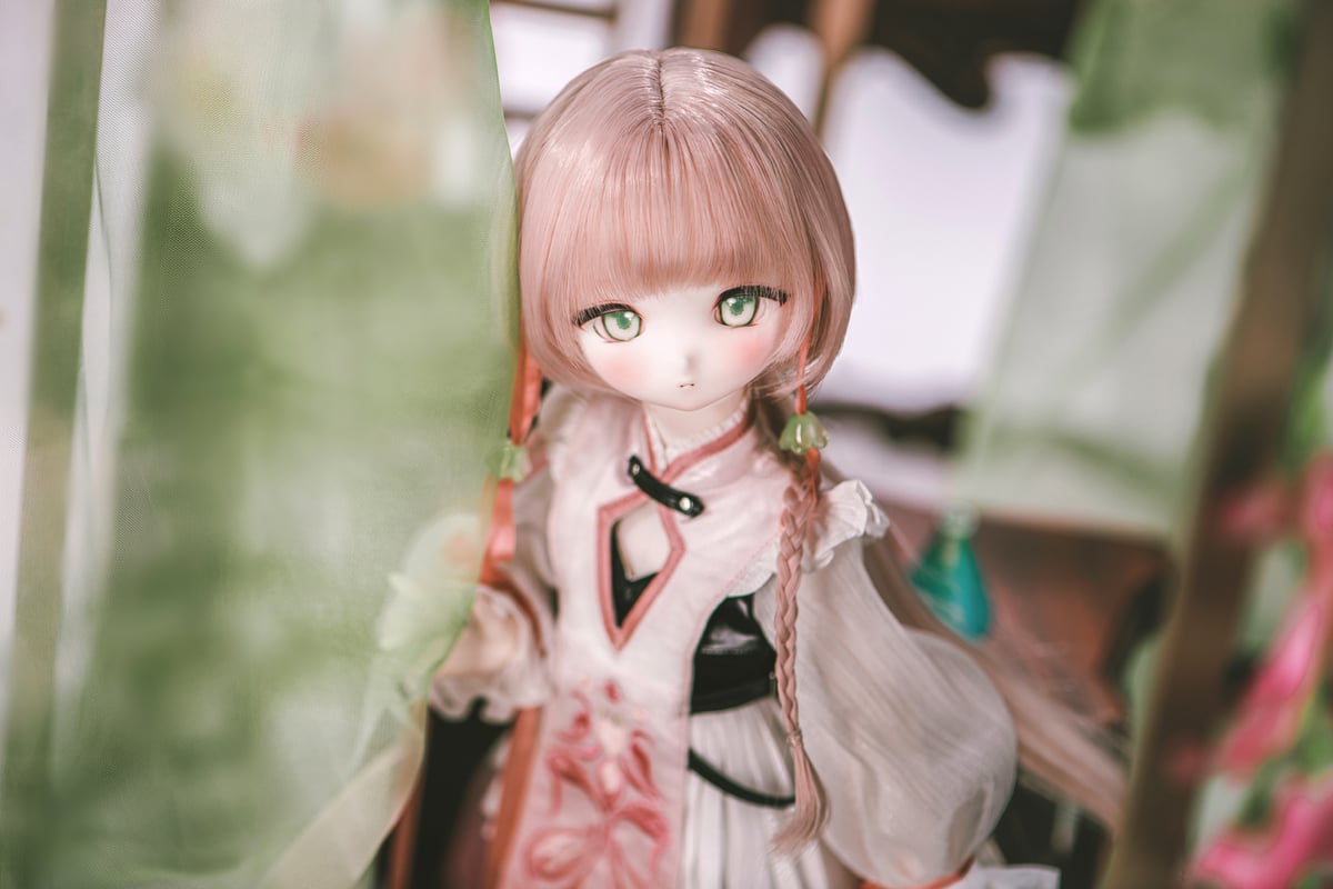 『謹賀新年 2026』カスタムドール 薄いピンク&水色mixふんわりパープルヘア リカちゃん 人形 ゆめいろみさきちゃん カラフルチェンジ スペシャル